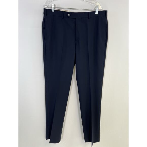 Brooks Brothers Regent Fit Dress Pants Men's 36x32 Blue Wool Blend Career Brooks Brothers Regent Fit Dress Pants Men's 36x32 Blue Wool Blend Career